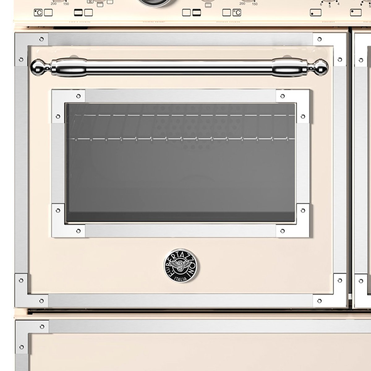 HER95I2EAVT Heritage induktionsspis med dubbelugn, 90 cm, cremevit