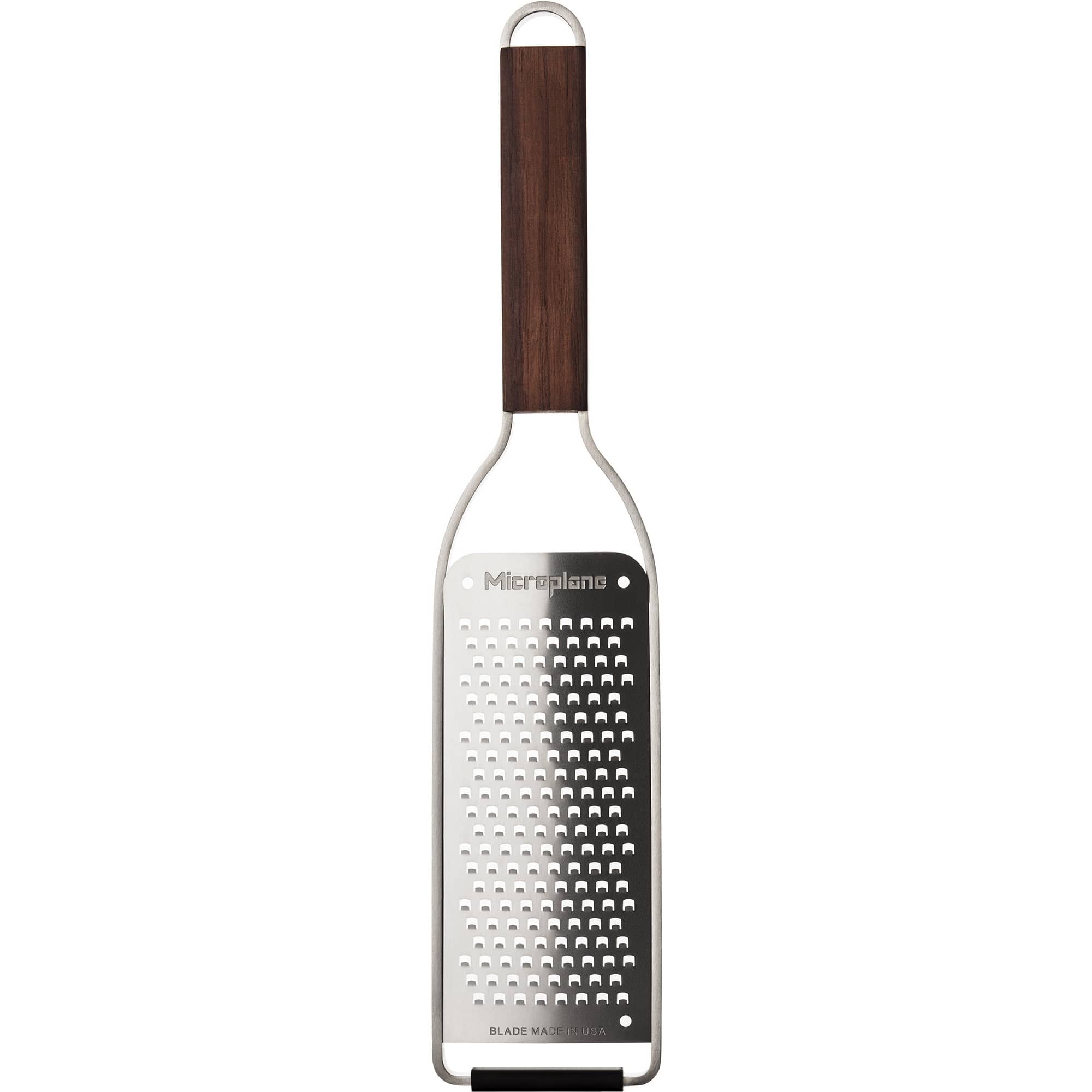 Produktfoto för Microplane Master Rivjärn Grovt Valnötshandtag