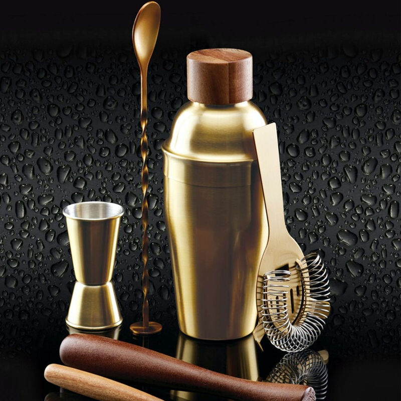 Cocktail- ja drinkkisetti, 6 osaa