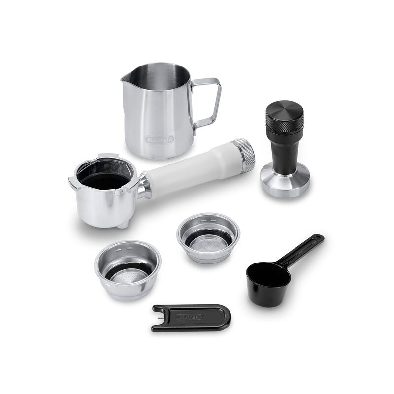 Delonghi Dedica EC890 Duo espressokone, valkoinen