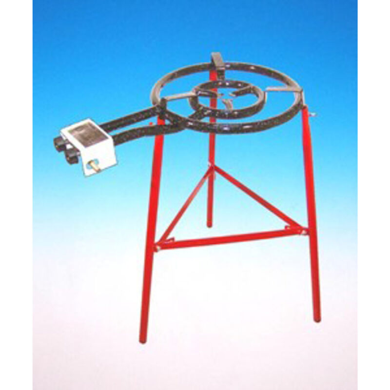 Stativ til gasbrænder med forstærkning