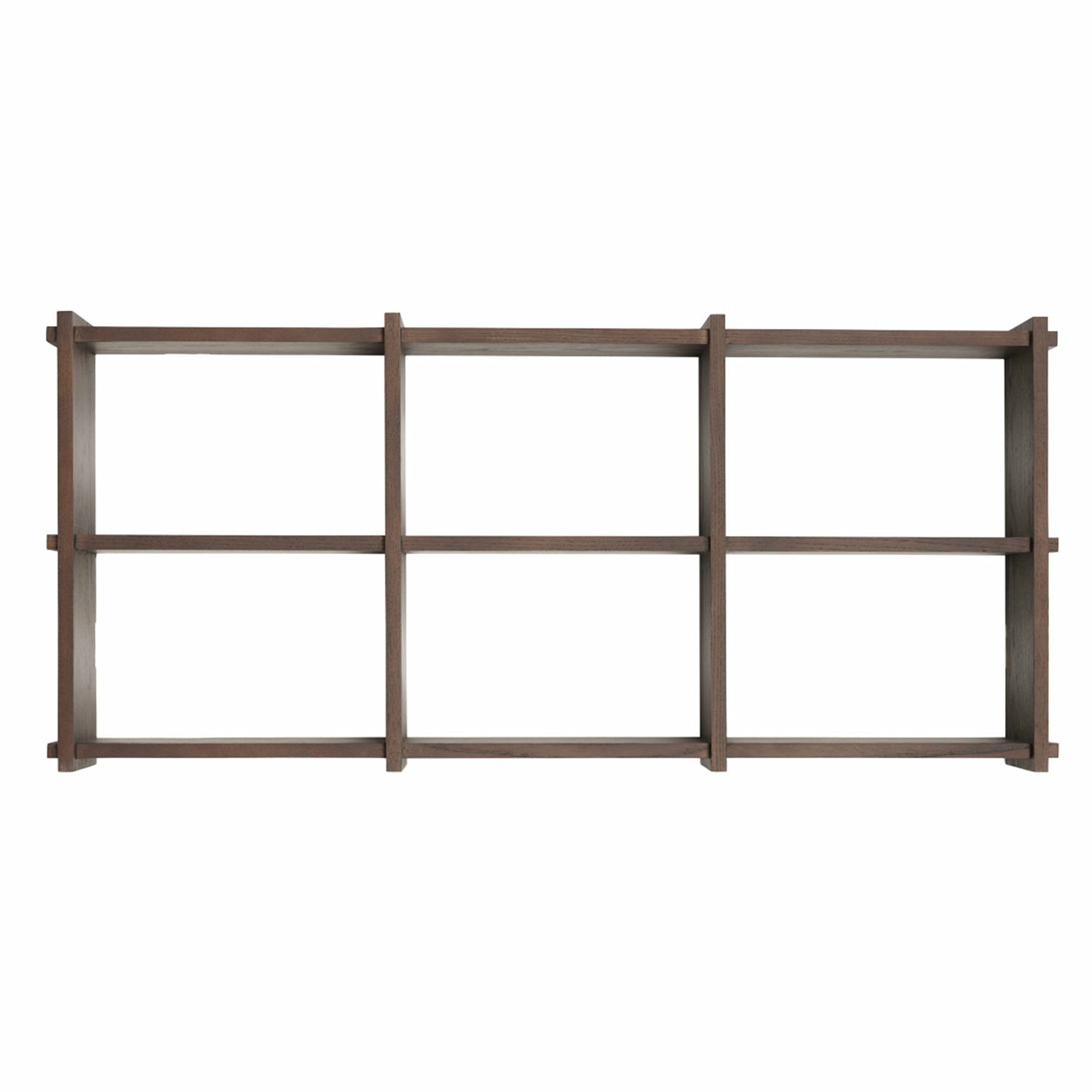 Alternativ bild 1 för OYOY Grid Shelf Small hylla, dark nature