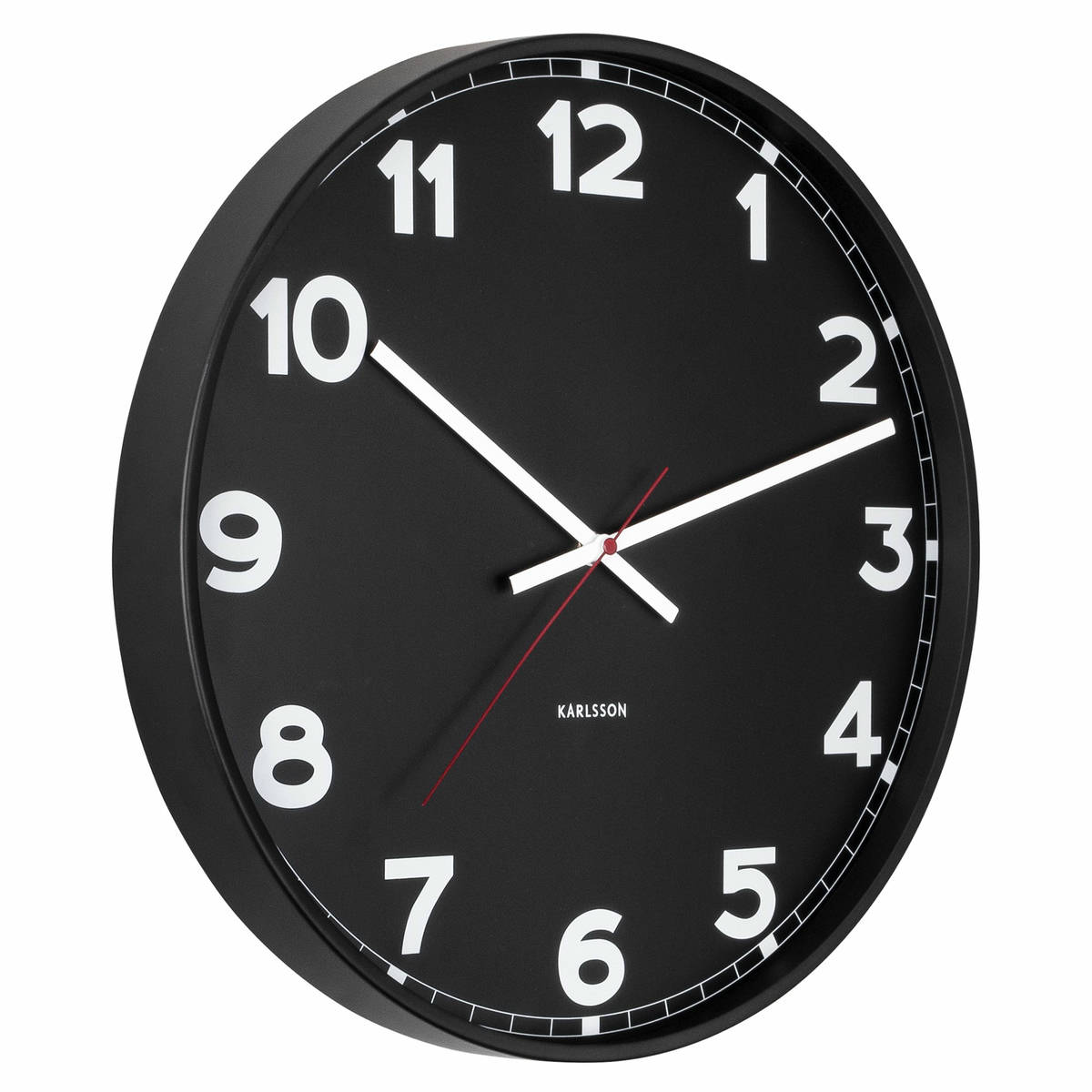 New Classic seinäkello 40,5 cm, musta
