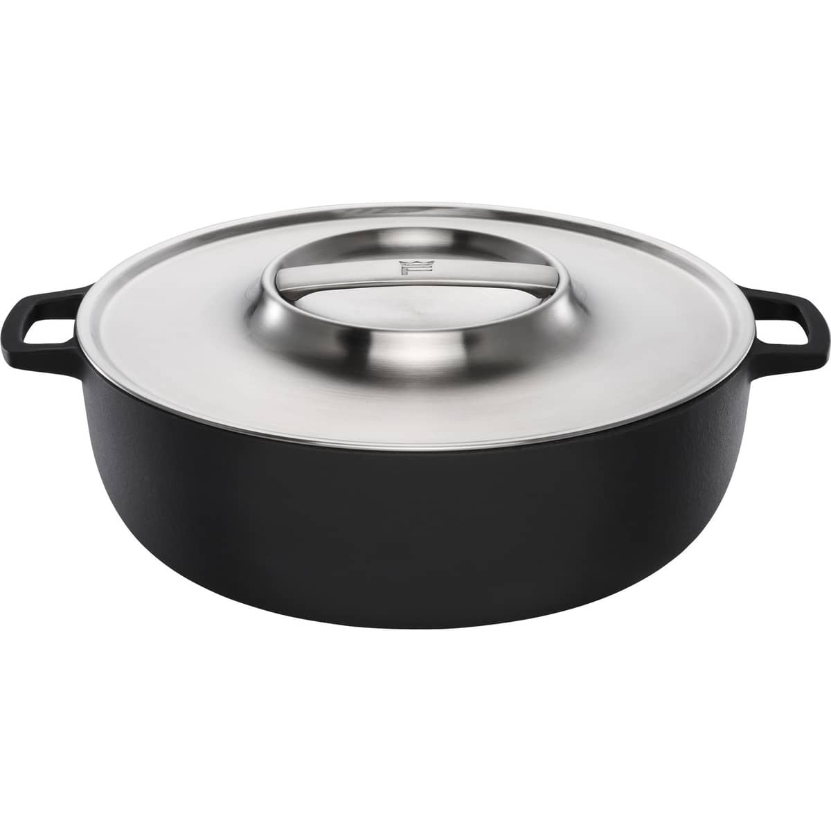 Norden Grill Chef gjutjärnsgryta med lock 30 cm