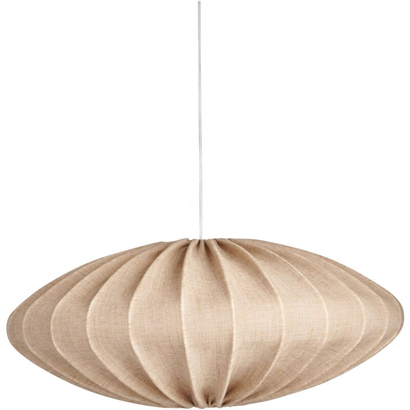 Ellipse loftslampe, 65 cm, hør, sand