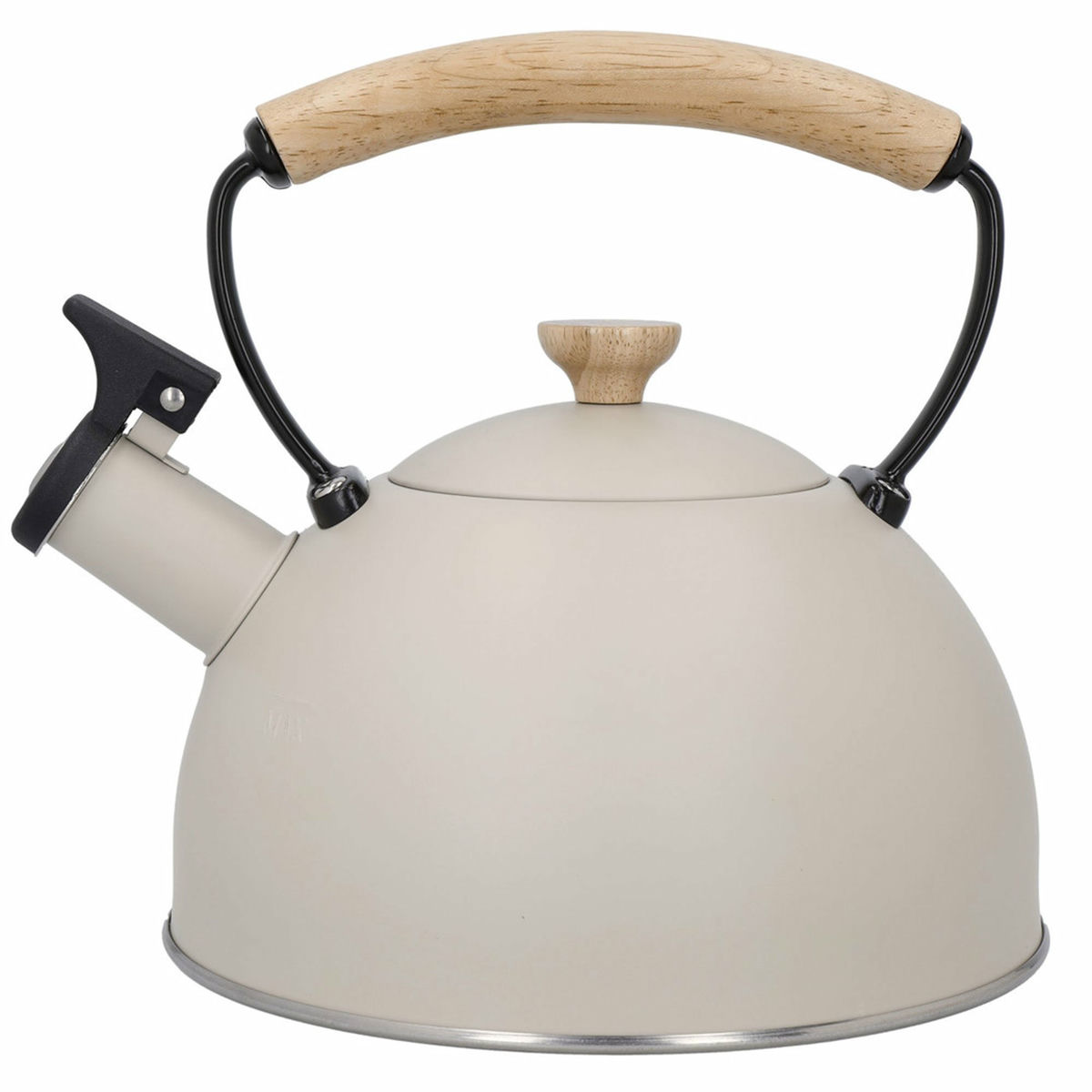 Tekanna med vissla 1,6 liter, crème