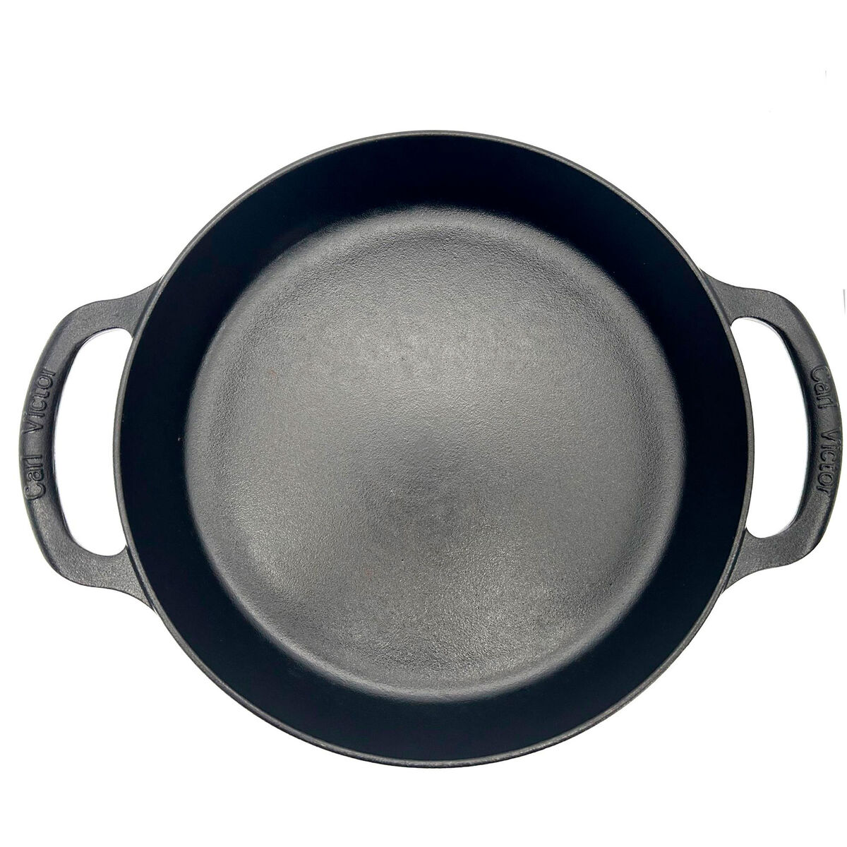 Carl Victor Traktörpanna med glaslock 32 cm, gjutjärn