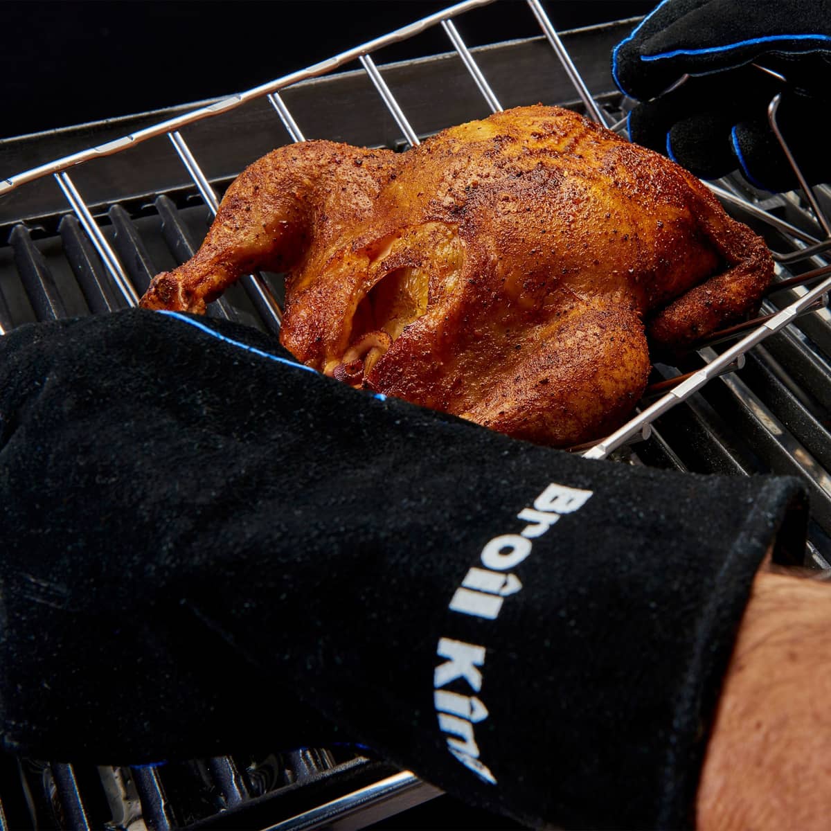 Grillhandsker, læder