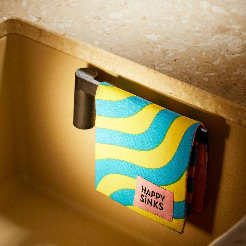 Disktrasehållare med magnet, svart