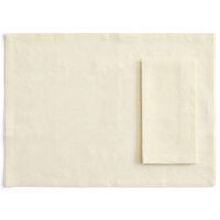 Tavolo bordbrikke/serviett 4-pakning, soft yellow