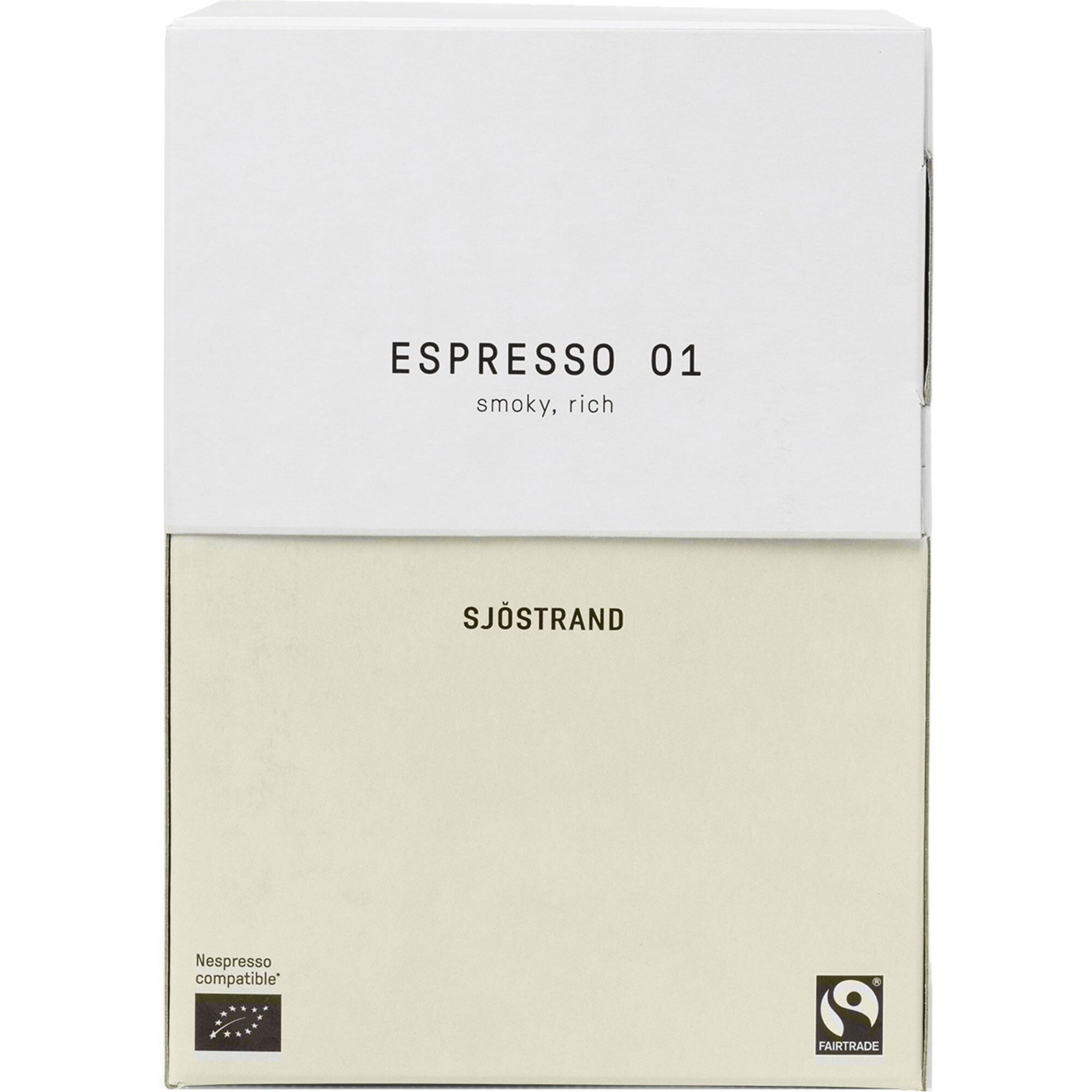 Sjöstrand Sjöstrand N°1 Espresso Kaplsar, 100-pack