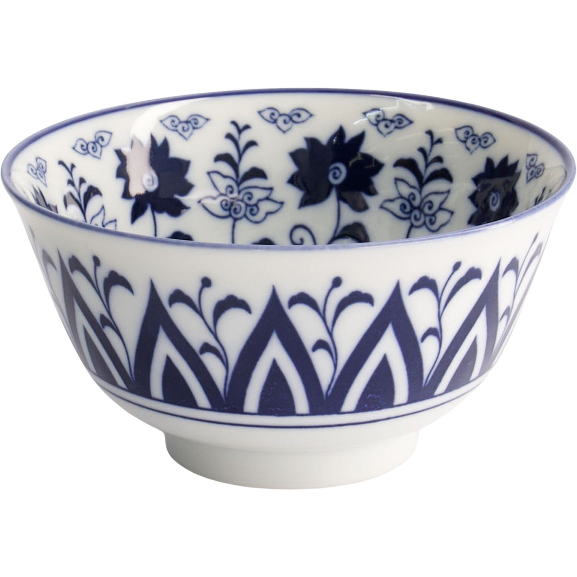 Blue Botan skål 400 ml, blå/vit