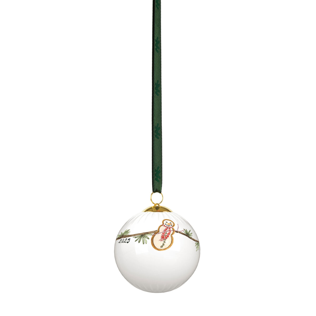 Kähler Hammershøi Christmas 2025 julkula 6 cm, vit