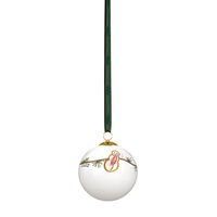 Kähler Hammershøi Christmas 2025 julkula 6 cm, vit