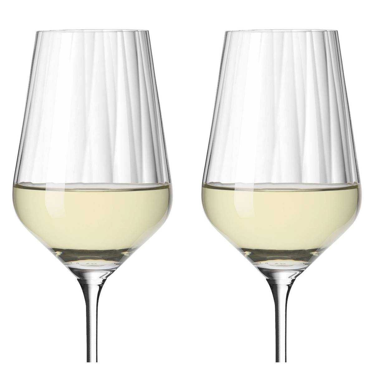Sternschliff vitvinsglas, 2-pack