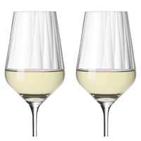 Sternschliff vitvinsglas, 2-pack