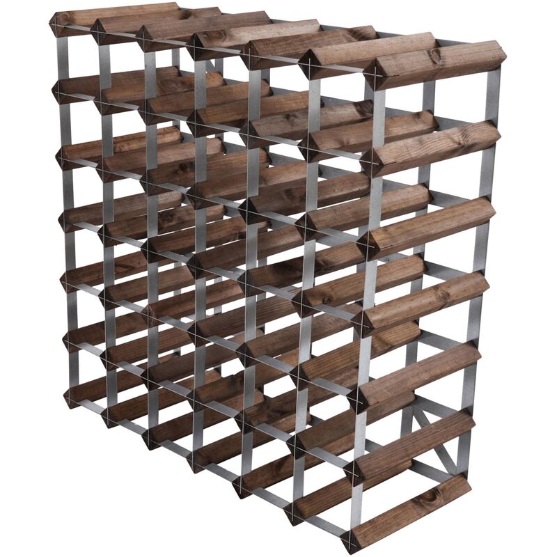 Vinreol Saml-Selv Mørk Eg 42 flasker 