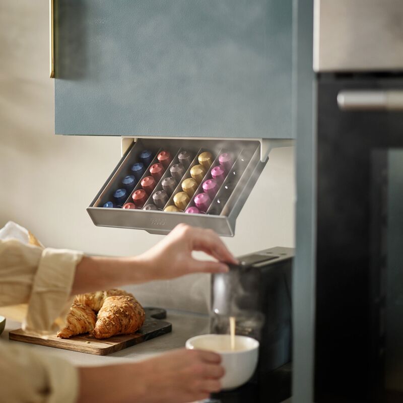 Opbevaringshylde til kaffekapsler