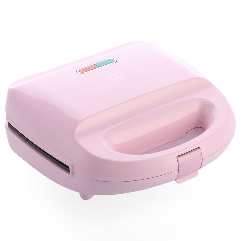 3-in-1 smörgåsgrill/våffeljärn, pink