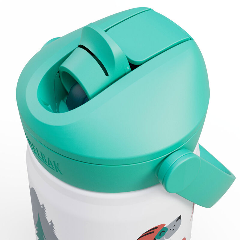 Thrive Flip Straw Kids drikkeflaske 0,35 liter, Biking Dogs