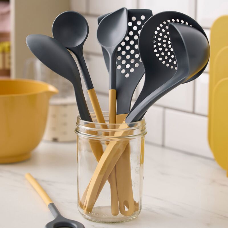 Optima reikäkauha 32 cm, curry