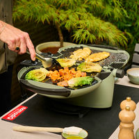 NomadiQ Portabel elgrill E-BBQ, grön