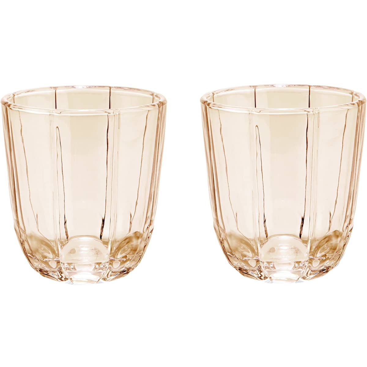 Lily vandglas, toffee rose, 32 cl, 2 stk.
