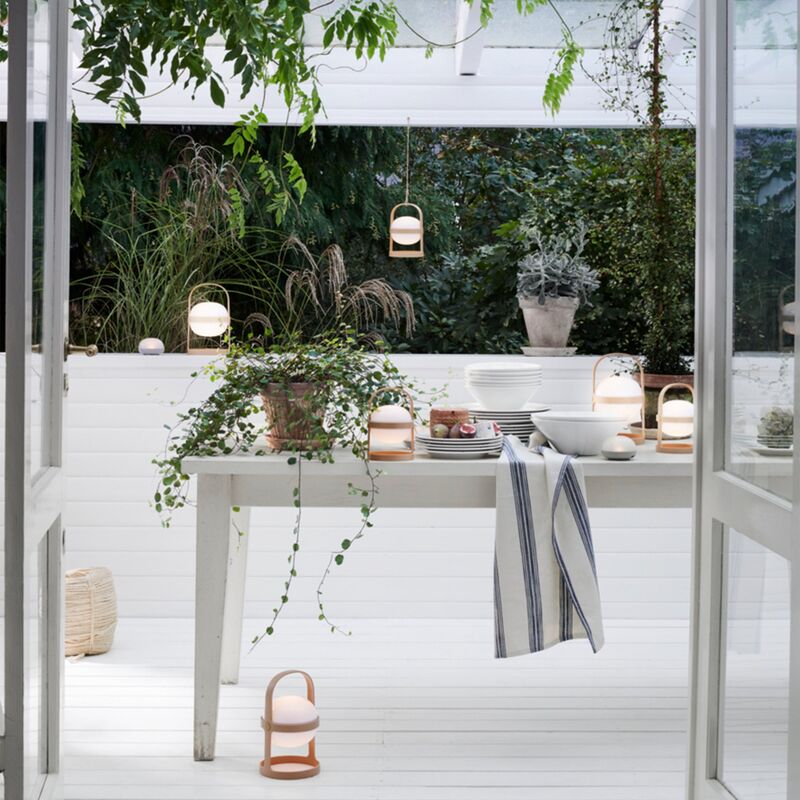 Soft Spot Solar Circular lanterne 25 cm, wheat