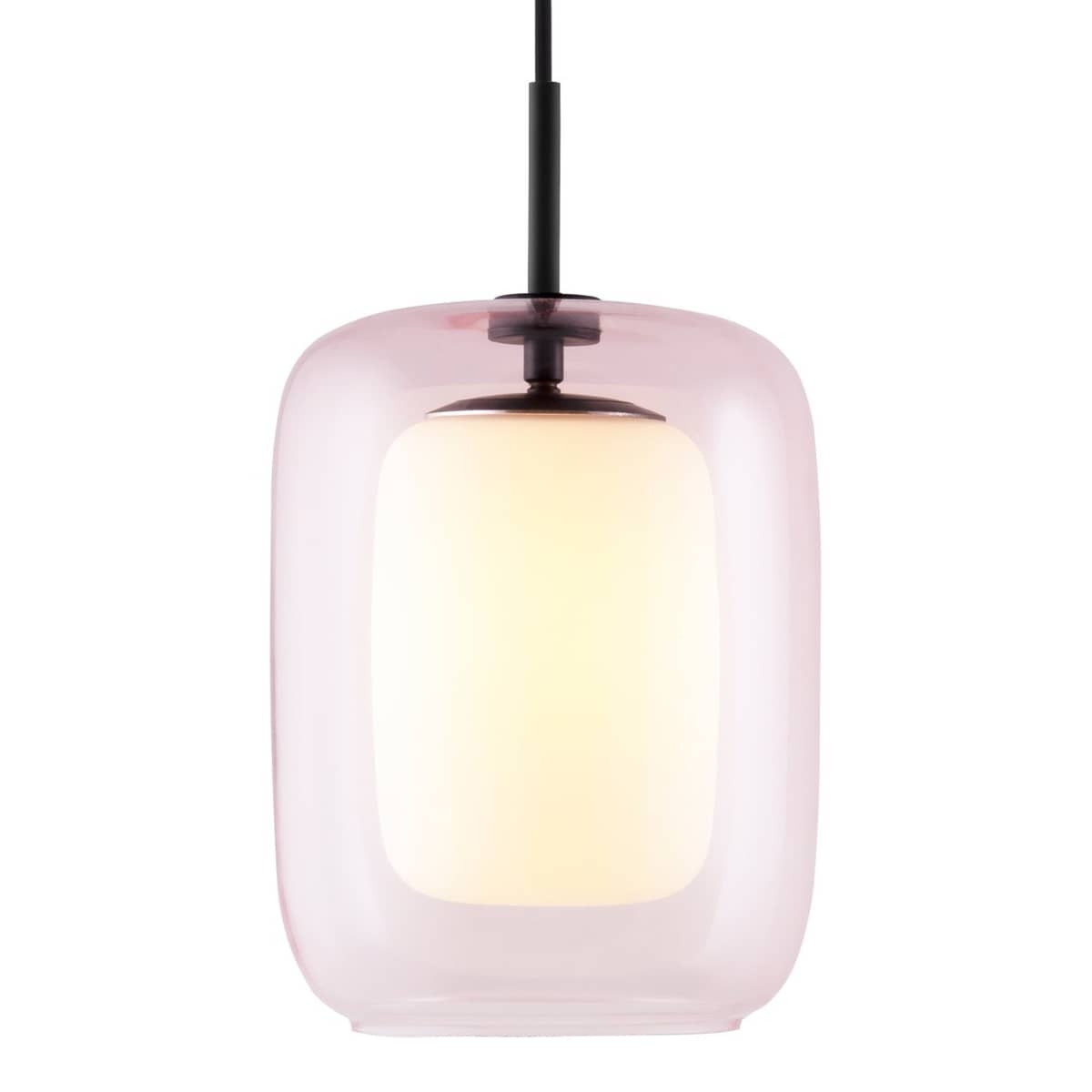 Cuboza takpendel, 20 cm, fersken/hvit