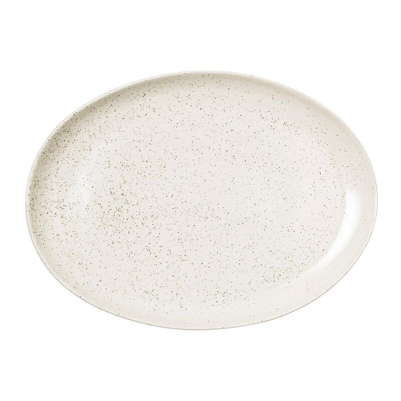 Nordic Vanilla oval tallerken 35,5 x 26,5 cm
