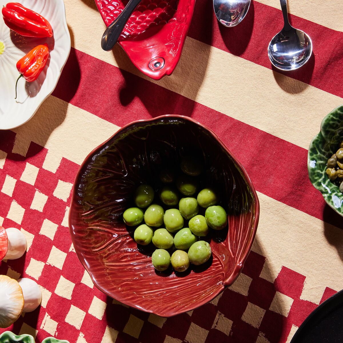 Veggie skål 20 cm, vinrød