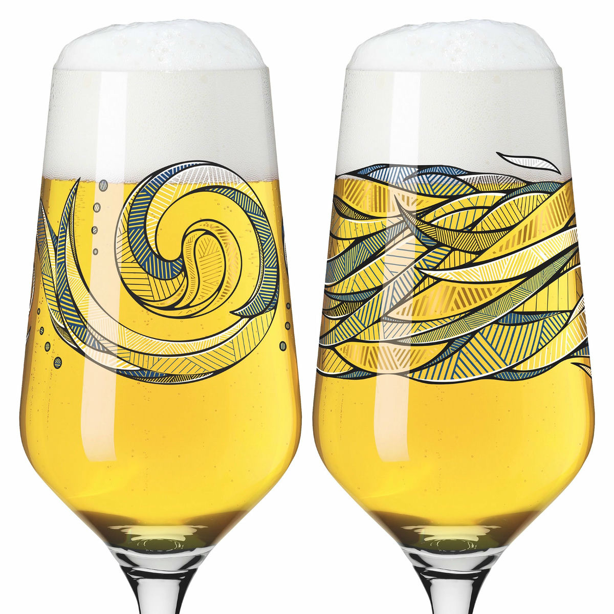Brauchzeit pilsnerglas, 2 stk, #3&4