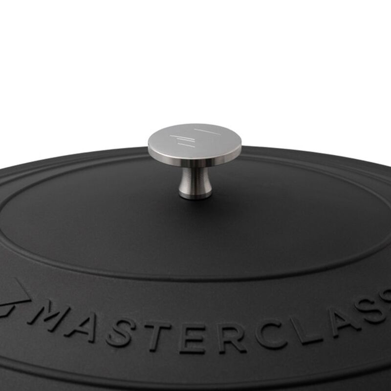 Gryde oval 6 liter, mattsort