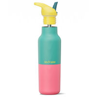 Rise Classic dricksflaska med sportkork 473 ml, Turquoise Kaleidoscope