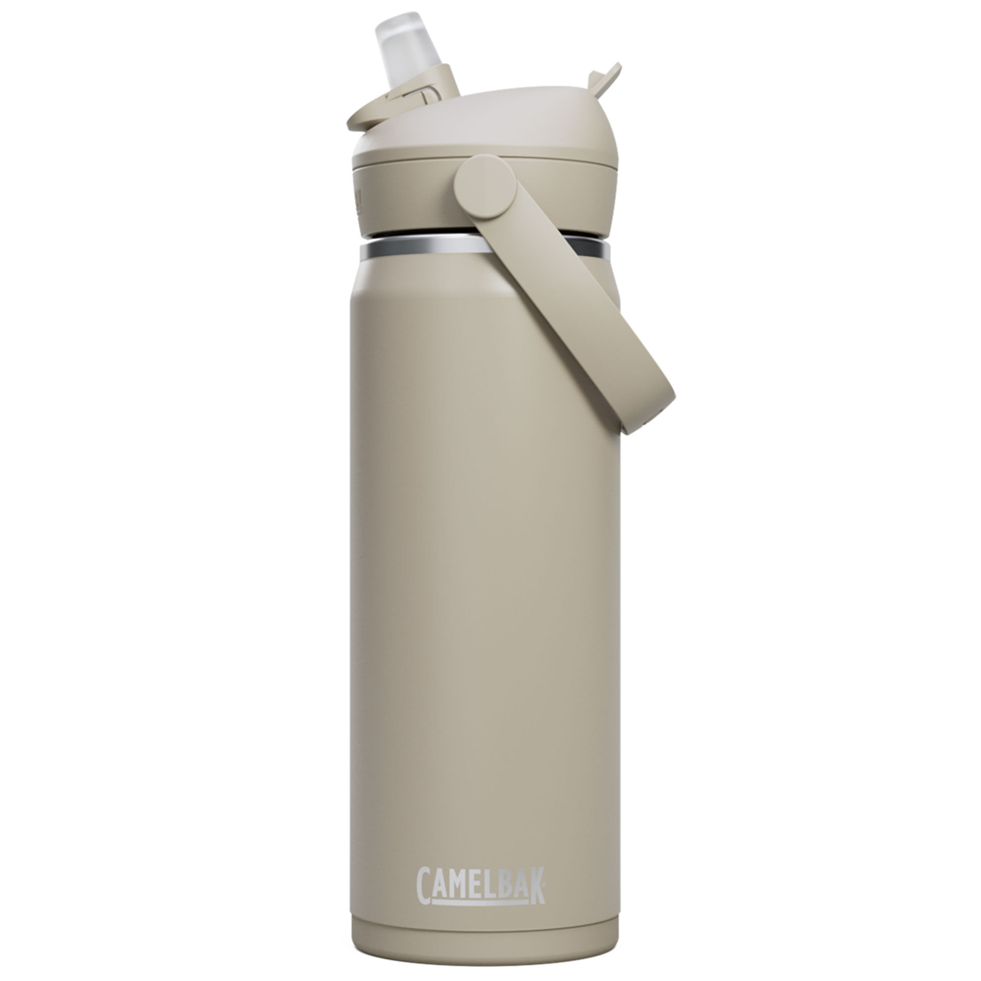 Thrive Flip Straw vattenflaska 0,75 liter, stone
