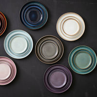 Gastro tallrik 17 cm, svart/lila