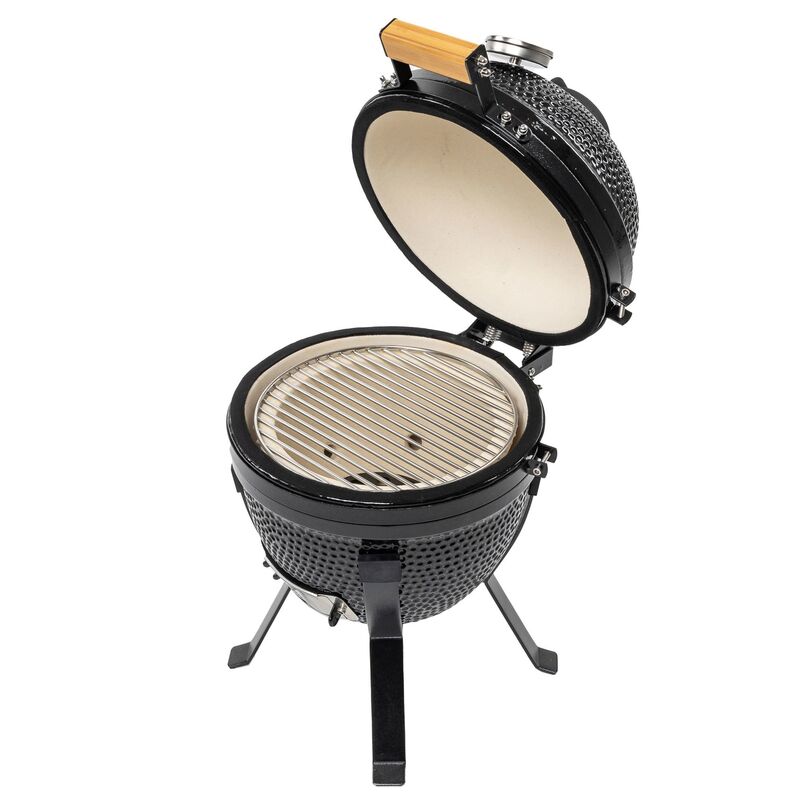 Mini kolgrill, svart