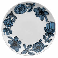 Blå Aster tallrik, 18 cm