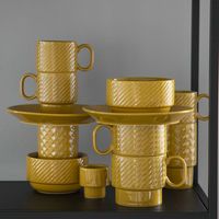 Coffee & More kaffemugg 2-pack, gul