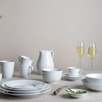 Swedish Grace dyb tallerken, 19 cm., hvid