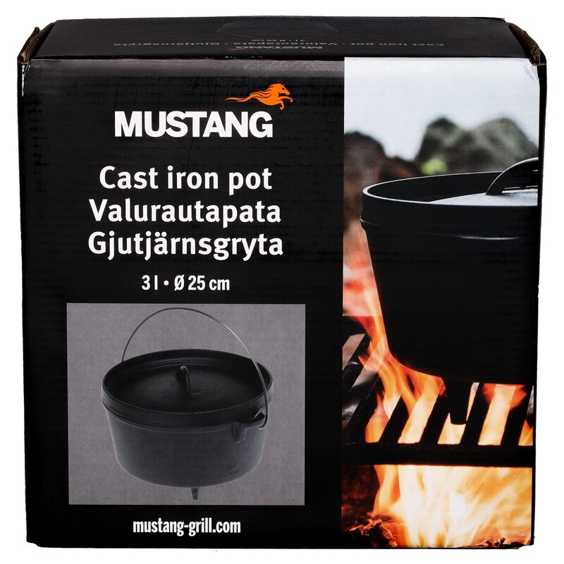 Støbejernsgryde 3 liter