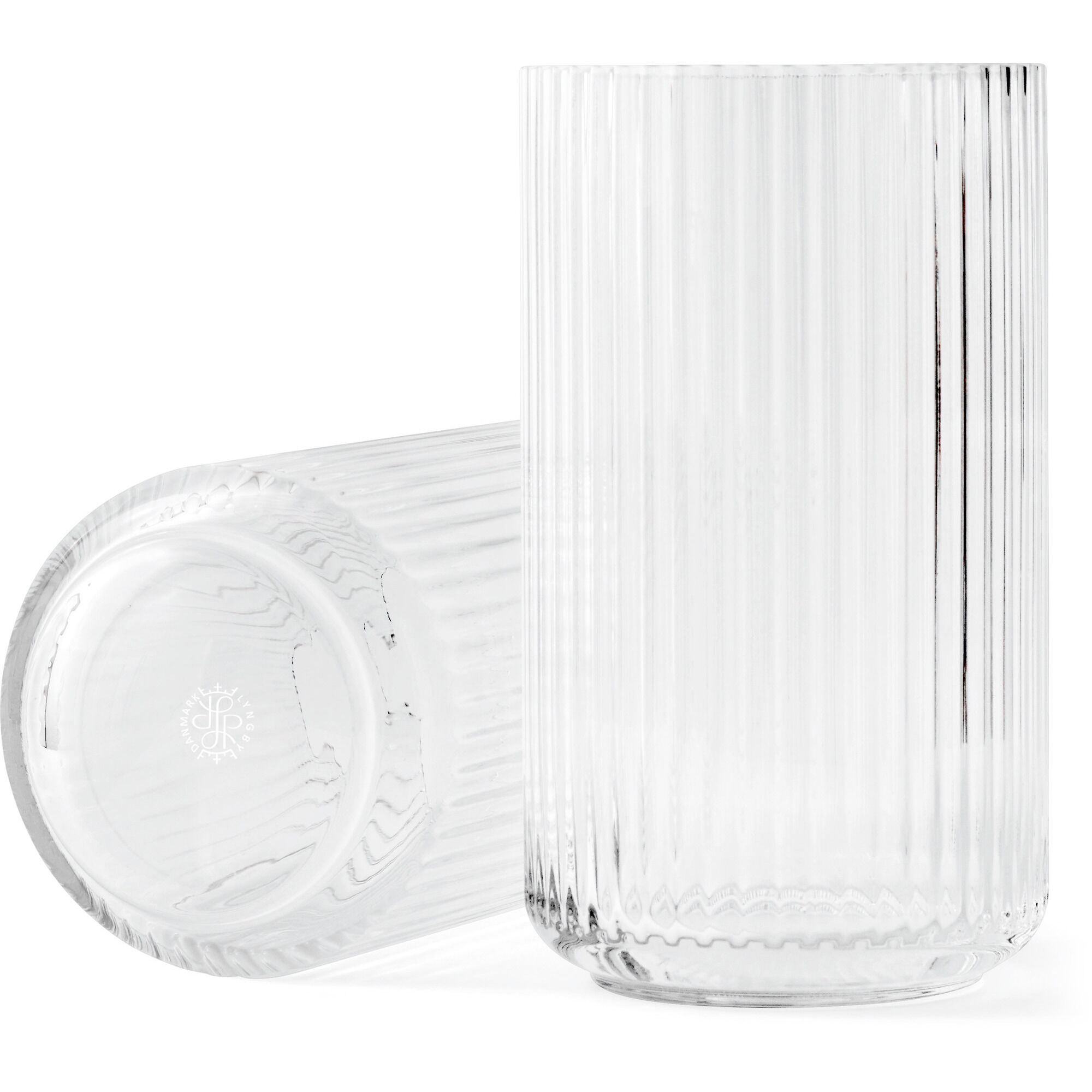 Lyngby Porcelæn Lyngby vase glass klar 25 cm