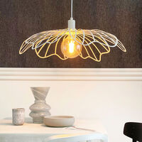 Dyberg Larsen Blumen pendellampa, pearl white
