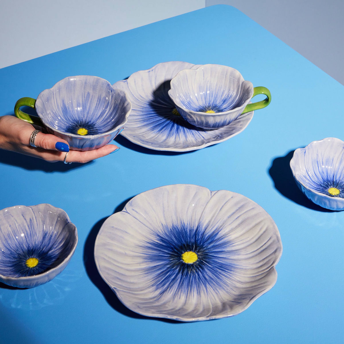 Poppy kuppi 20 cl, sininen