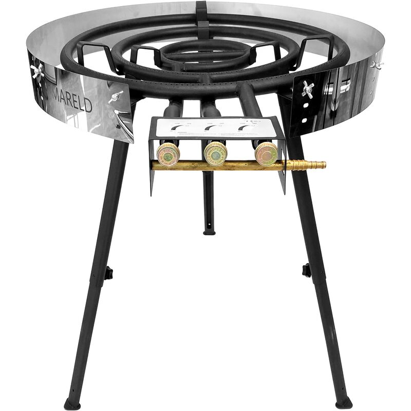 Gasbrænder med 3 ringe