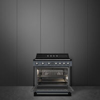 Smeg TR90IPGR Victoria induktionsspis med pyrolys 90 cm, grå