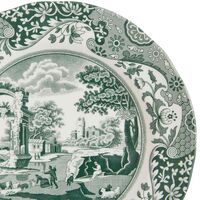 Green Italian asjett 15 cm, grønn/hvit