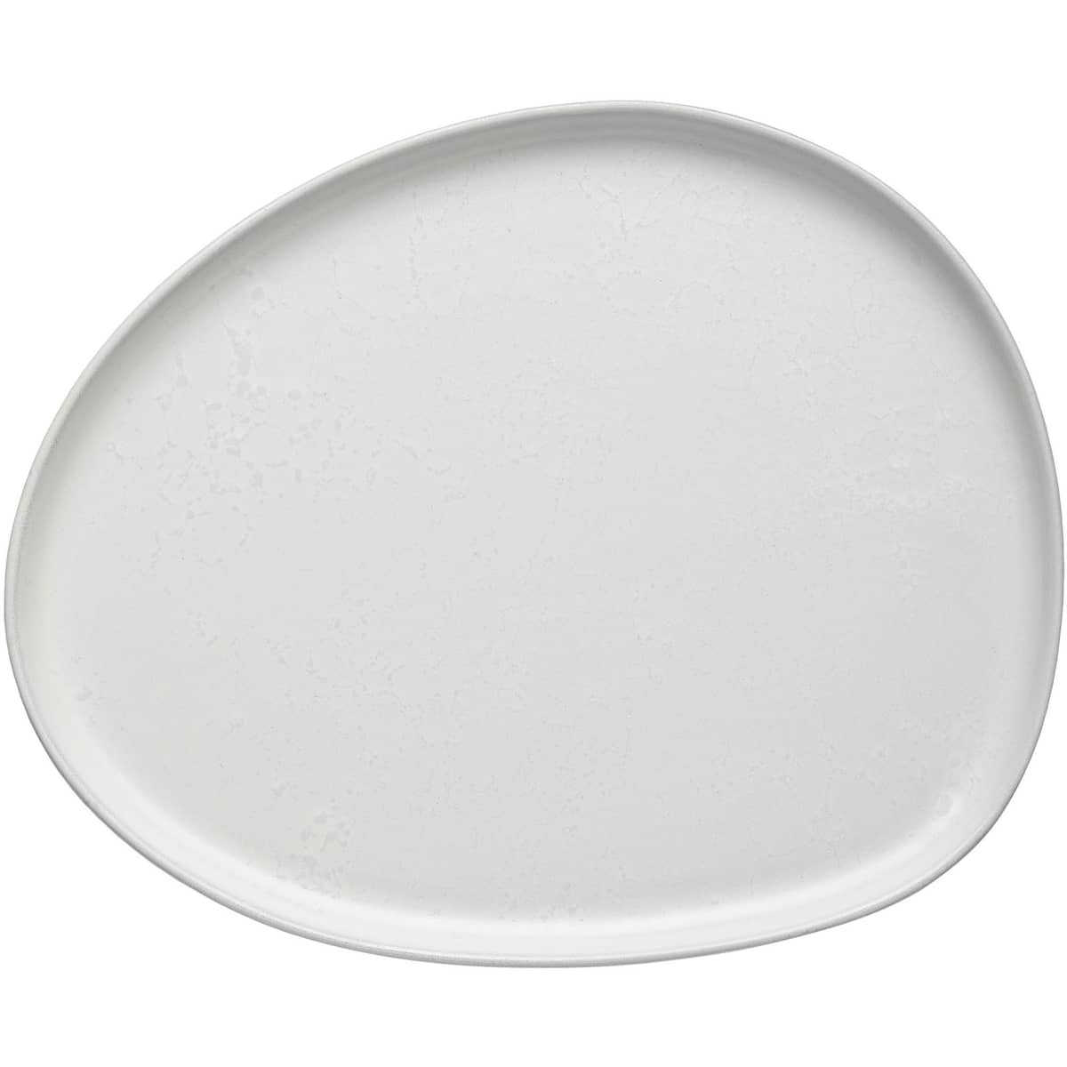 RAW Organic förrättstallrik, 24x21 cm, arctic white