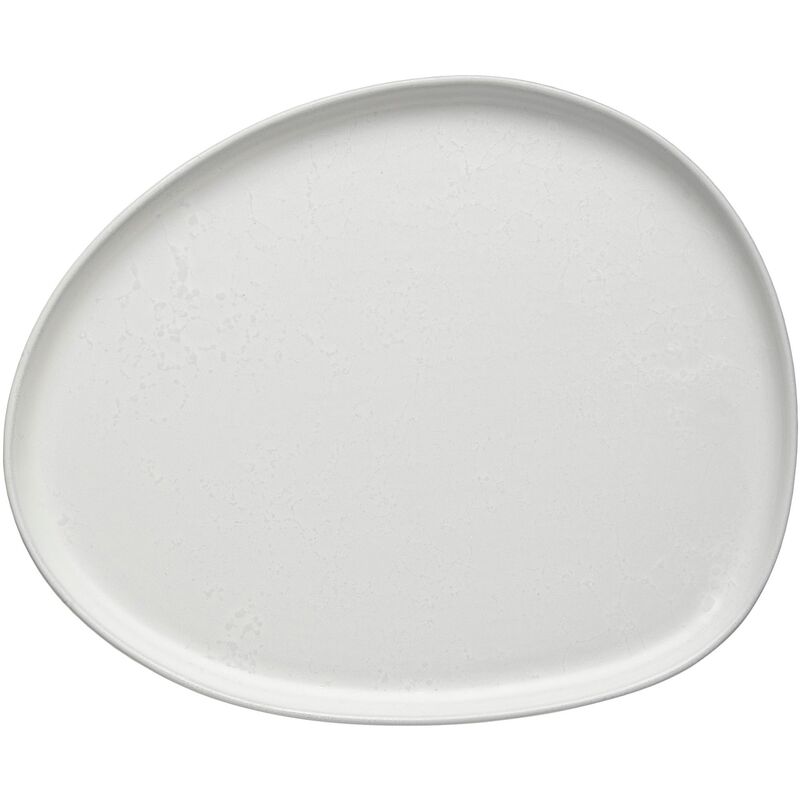 RAW Organic frokosttallerken, 24x21 cm, arctic white