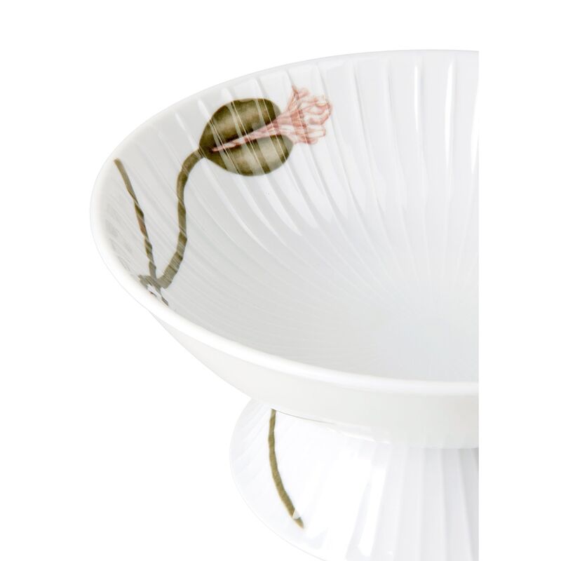 Poppy bordsuppsats vit, Ø 16 cm